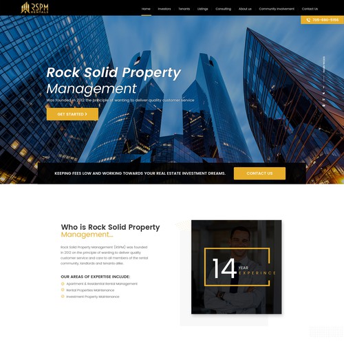 Design a Lux Property Management Website that WOWs Investors! Design by Smashing Boys