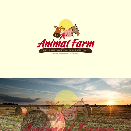 Capture the essence of our rare breed farm park experience in a logo-ontwerp door kec99