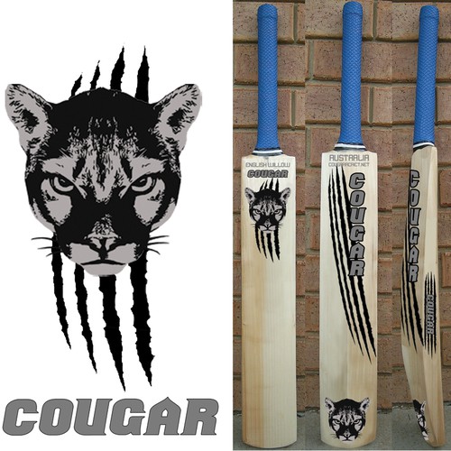 Design a Cricket Bat label for Cougar Cricket-ontwerp door Sasa.zekonja