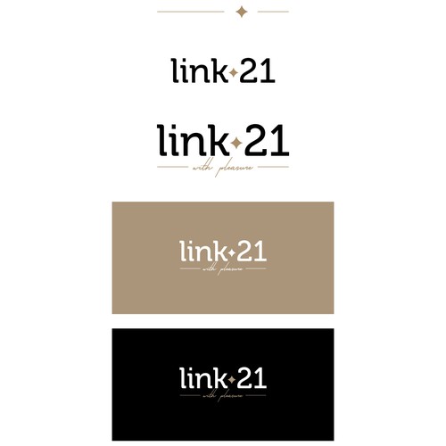 Link 21 logo en branding Design by << NENTINEN >>