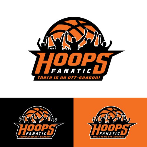 HOOPS FANATIC- design a dynamic and exciting new logo for a basketball ...