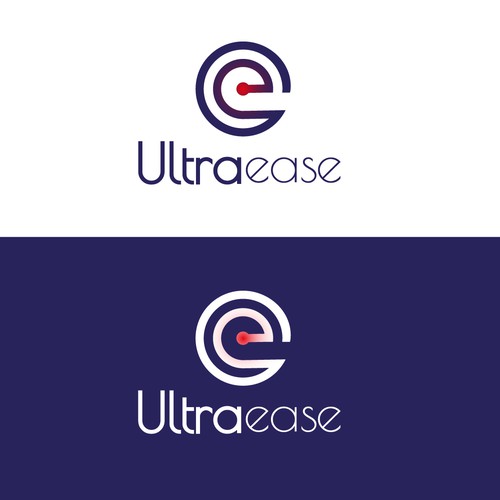 Ultra Ease Logo signalizing relief and ease Design by Poversky