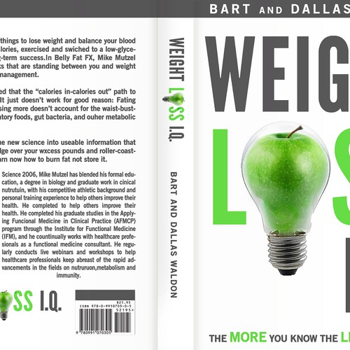 Design a creative and simple cover for weight loss book Design by Milica M.