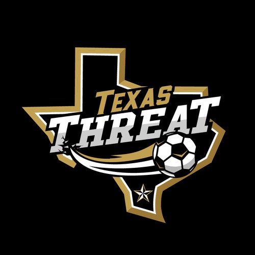 Texas Threat Logo Contest - a Youth Football Team for kids 13-18 years old Design by playflowstudio