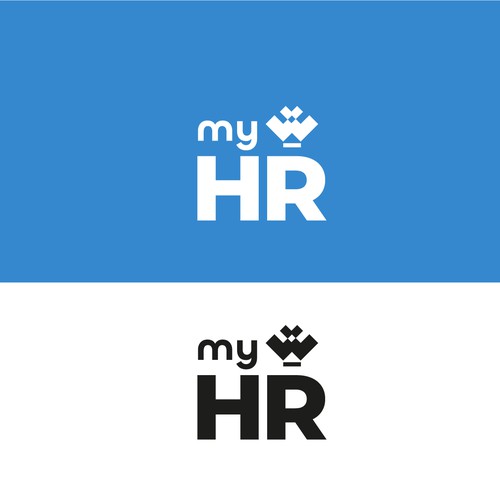 Create an awesome logo for myHR, the #1 HR Software in Luxembourg ! Design by M.I.Thomson