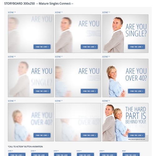 Create the next banner ad for Mature Singles Connect Design by lipovski.v