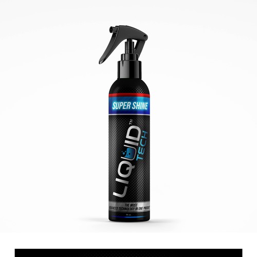 Labels for a chemical company creating "high tech" automotive detailing products Diseño de Hey Mad´esigns⚡