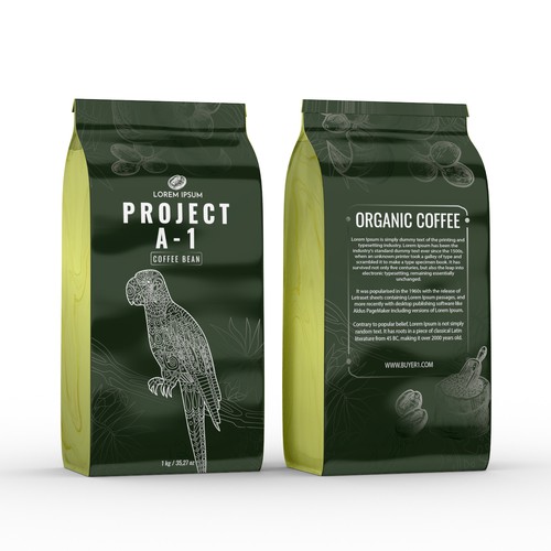 Coffee Drinkers delight. Coffee packaging that makes you want to buy the product Design by CK Graphic