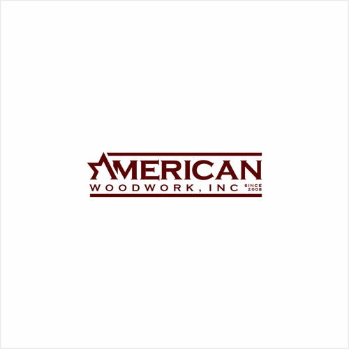 American Woodwork news a new logo Réalisé par Logics Studio