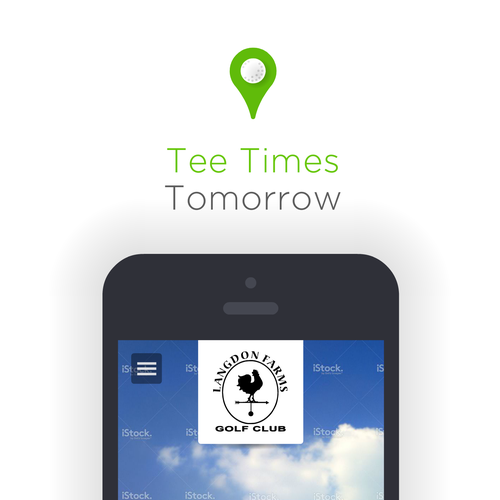 Golf Course app App design contest