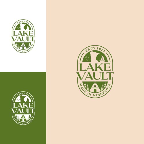 Designs Up North, Lake Life Storage box brand Logo design contest