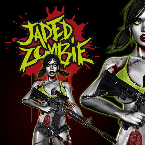 Hot Zombie girl for new brand Jaded Zombie Design by Giulio Rossi