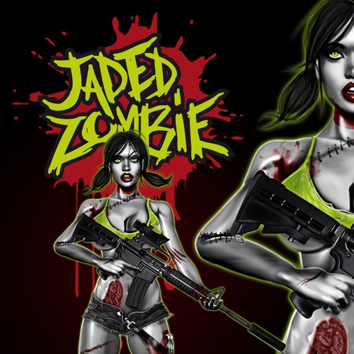 Hot Zombie girl for new brand Jaded Zombie Design von Giulio Rossi