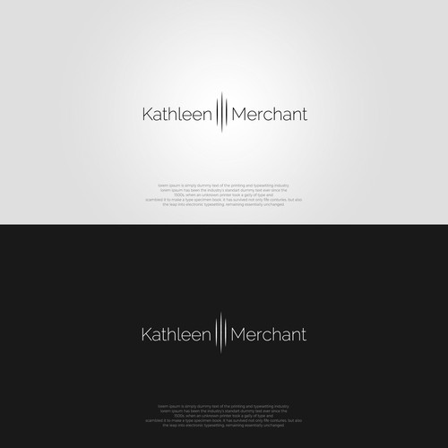 Kathleen Merchant Logo Design by OnellaStudio.