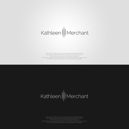 Kathleen Merchant Logo Design by Nella.