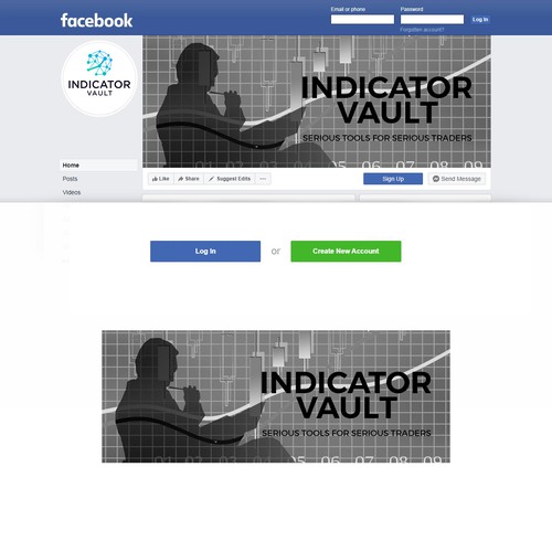 Facebook cover for a popular software brand Design by Abbe