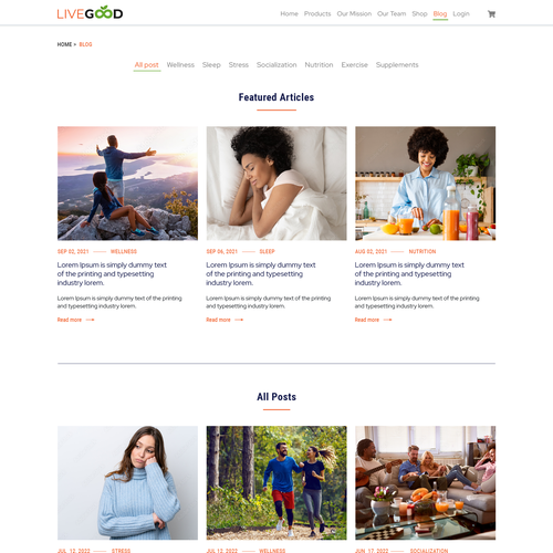 Web page design contest entry by Web Hub