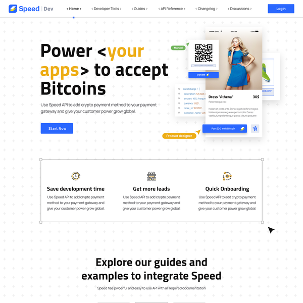 Speed Developer platform Home Page
