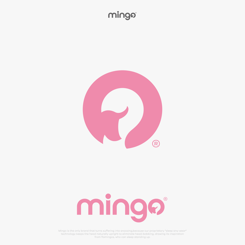 Design award-winning logo for a quirky new sleep brand - “Mingo.” Design by Omniverse™