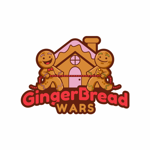 Create a fun and playful logo for Gingerbread Wars -- a holiday event company! Design by Monkey_Zen