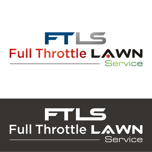 New logo wanted for Full Throttle Lawn Service Design por 'Atija