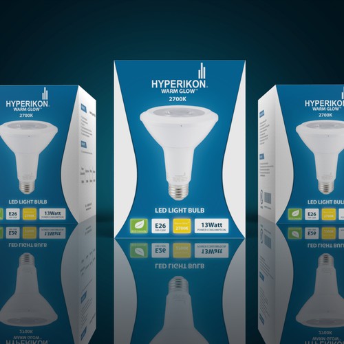 Packaging design for LED Light Bulb Design by NID3D