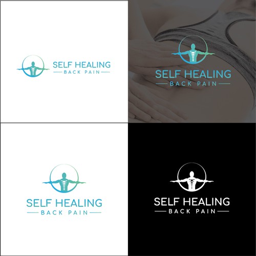 we need a logo for ou online course that coaches people with chronic back pain to heal themselves Design by AkungGraphic