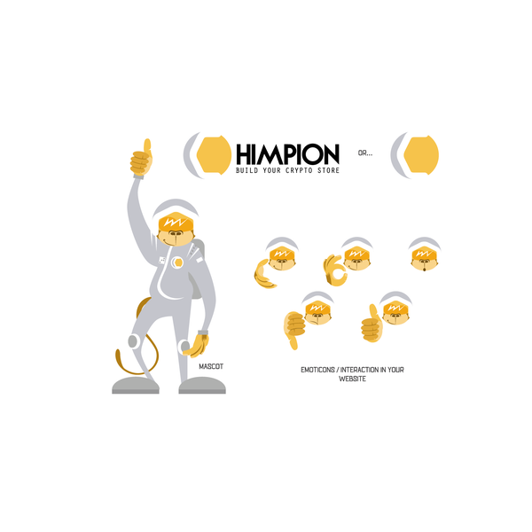  mascot and logo for website