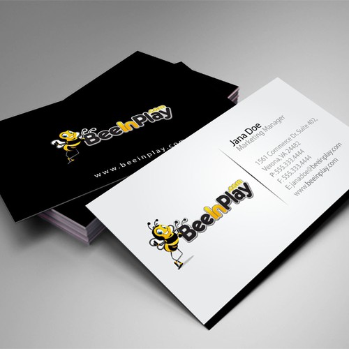 Help BeeInPlay with a Business Card Diseño de Umair Baloch