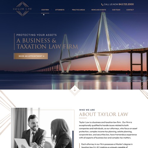Taylow.Law Website and Software Platform Design by pb⚡️