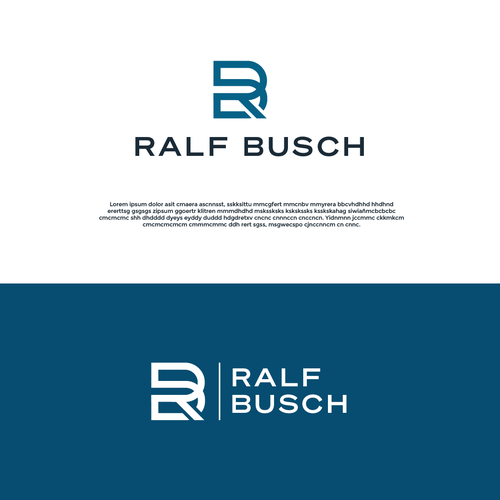 Ralf Busch Logo for Letter and Business Card Design réalisé par Pepe Delgado