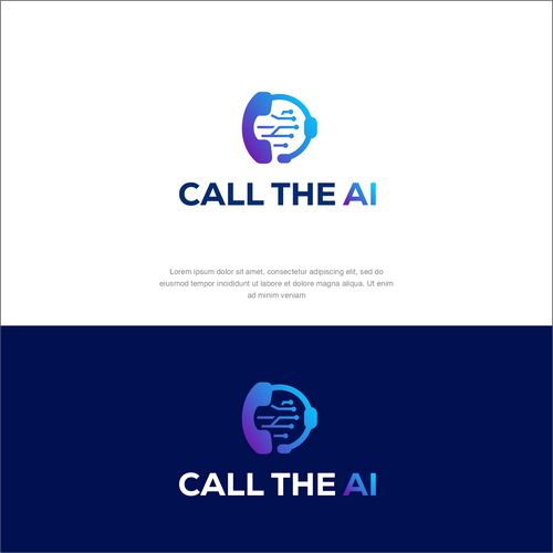 AI Communication Logo Design by Elesense