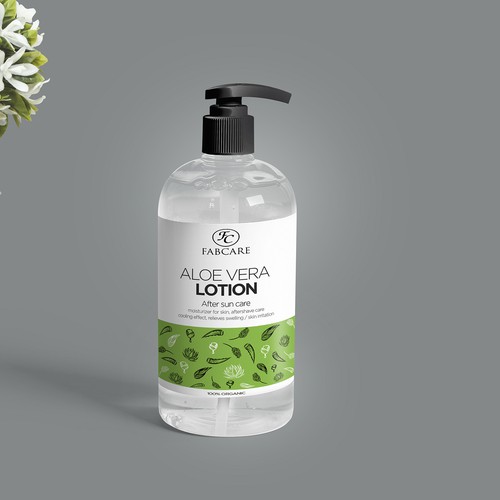 Label Design for Aloe Vera Lotion Design by mindART*