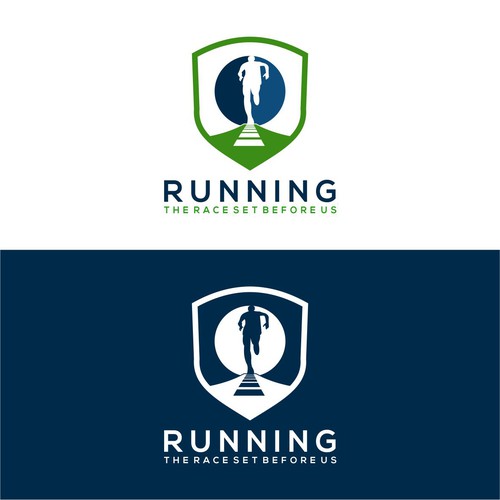 Logo for theme of the year - Running the Race-ontwerp door glasvakia