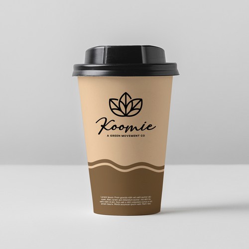 Design a minimalist logo for a eco friendly coffee cup Design by F.RIZ