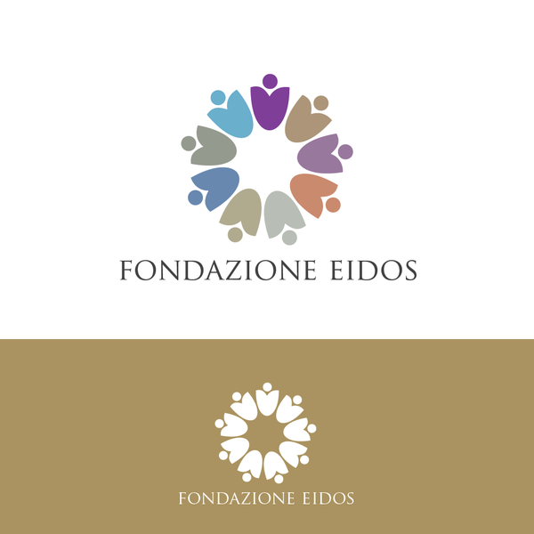 Design by purple patch titled "FONDAZIONE EIDOS"
