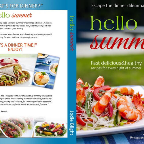 hello summer - design a revolutionary cookbook cover and see your design in every book shop Design von galland21