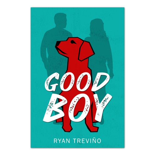 Book cover for dog novel Design by bravoboy