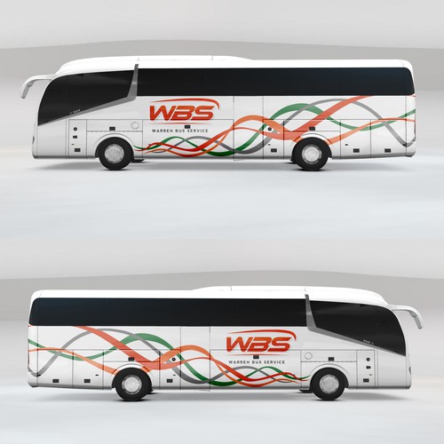 Charter Bus Graphics Incorporating Company Logo Competition Design réalisé par ssrihayak