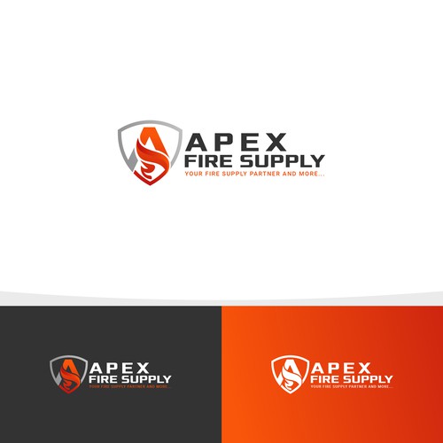 Apex Fire Supply Logo Wanted Diseño de keoart