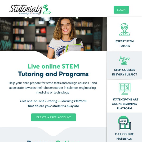 Email design for Online Tutoring