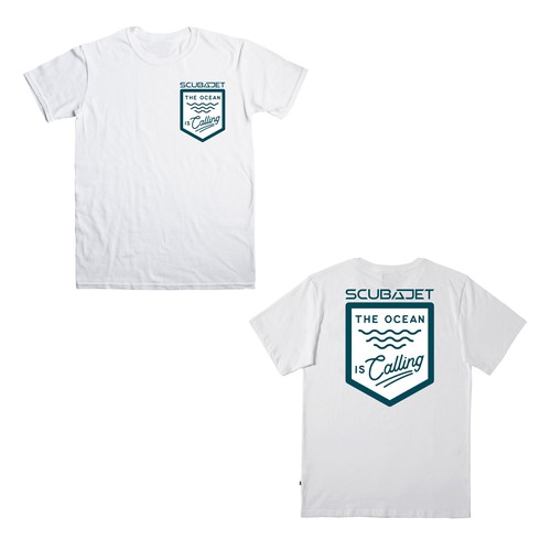 Design vincitore del contest "Scubajet - JET-Antrieb für SUP, KANU, DIVE - it's up to you how to use it!" realizzato da T-shirt