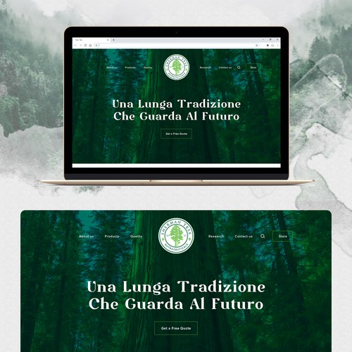 Sherman tree website Design by lipsurn®