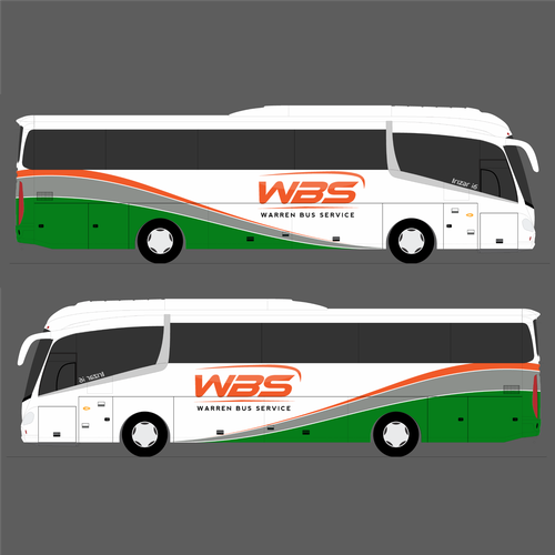 Charter Bus Graphics Incorporating Company Logo Competition Design réalisé par The Faisel