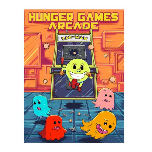 Design cover art for PACMAN arcade exhibit Design by TSpoon_D