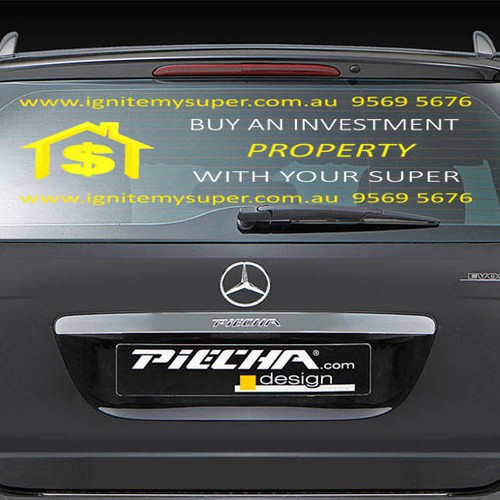 Back Windscreen Signage Design by pyroman92