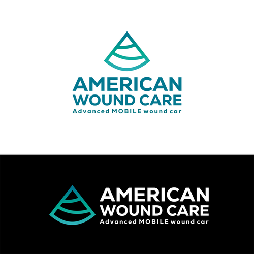 Clean logo for mobile wound care center Design by Elesense