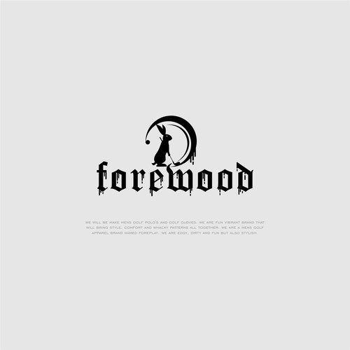 Design a logo for a mens golf apparel brand that is dirty, edgy and fun Design por ElVano.id✔