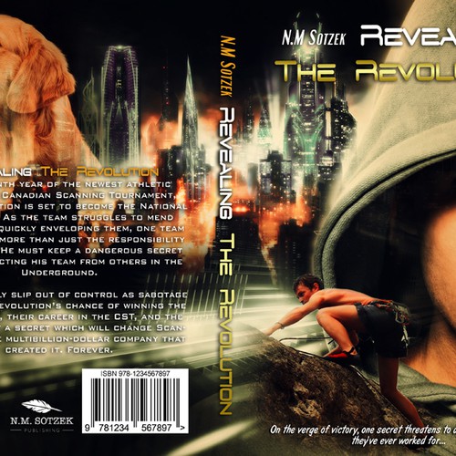 Design an awesome cover for Science/sports-fiction novel 'Revealing the Revolution' Design by FalaBogu