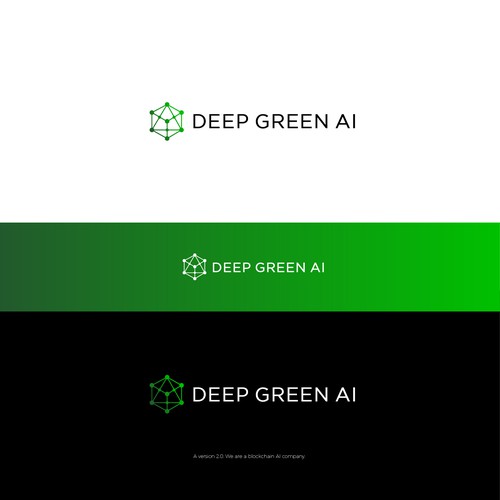 Design Blockchain AI logo v2.0 redesign por benyairdesign